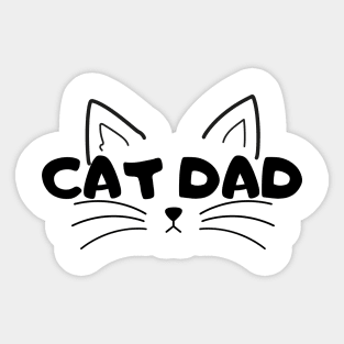 Cat dad Sticker